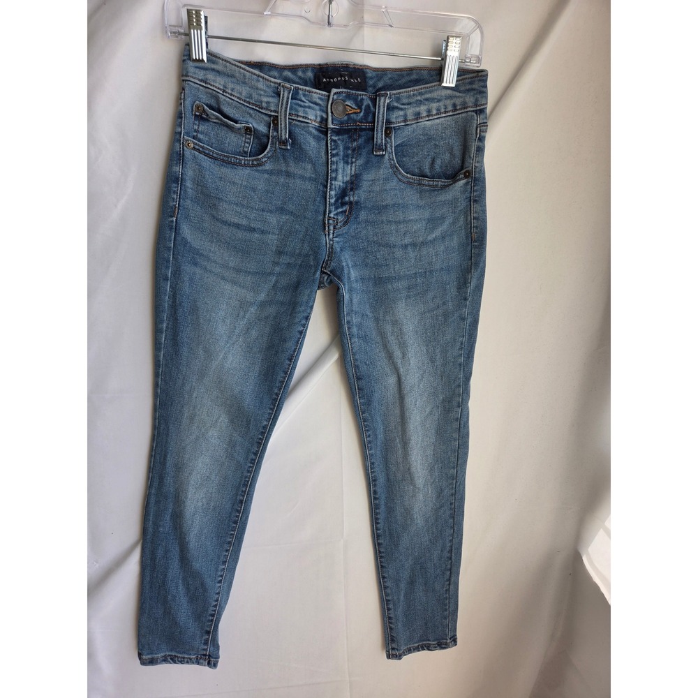 Aeropostale Low Rise Jegging Jeans Womens Blue Medium Slim Low Tapered